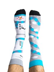 Skarpety kolorowe serii Happy Friends - Mr Snowman New