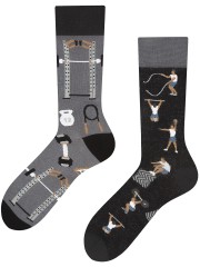 Siłownia Todo Socks, Sztanga, Hantle, Kolorowe Skarpetki