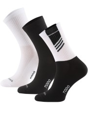 3PACK termoaktywnych skarpet sportowych MULTISPORT z systemem AIR CONTROL czarny mix