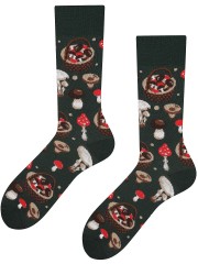 GRZYBY, TodoSocks, Leśne grzyby,  Muchomor, Koszyk grzybiarza, Kolorowe Skarpetki
