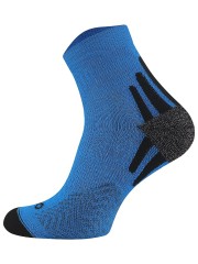 Zaawansowane skarpety biegowe RUNNING RAID 50% MERINO oddychające, płaskie szwy - Niebieski