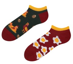 Stopki, Stress-Free Chickens Todo Socks, Jajka, Kury, Kolorowe Skarpetki