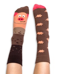 Świnka Skarpety kolorowe Nanushki Kids Piggy
