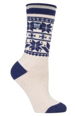 CIEPŁE skarpety Damskie HEAT HOLDERS Women LITE NORDIC, Motyw Skandynawski
