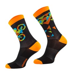 Skarpety termoaktywne Sportowe wysokie - RIDE BLACK