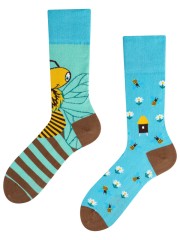 Bee Paradise, Todo Socks, Pszczoły, Ul, Miód, Kolorowe Skarperty