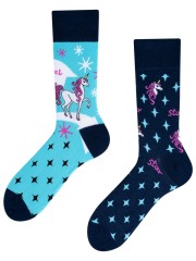 Unicorn, Todo Socks, Jednorożec, Kolorowe Skarpety 