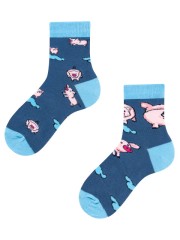  Litlle Piggy KIDS, Todo Socks, Wesoła Świnka, Prosiak, Dziecięce Skarpety 