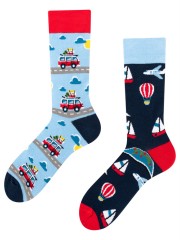 Adventure Socks, Todo Socks, Podróż, Pojazdy, Kolorowe Skarpety