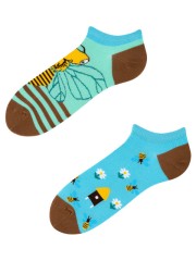 Stopki, Bee Paradise Low, Todo Socks, Pszczoły, Ul, Miód, Kolorowe