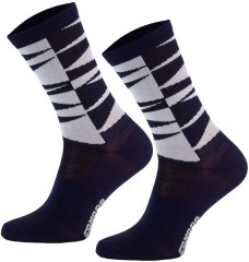 Skarpety termoaktywne Sportowe wysokie - WHITE NAVY