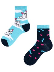 Lovely Dog Kids, Todo Socks, Pies, Buldog, Dziecięce Kolorowe Skarpety 