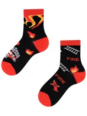 Socks On Fire Kids, Todo Socks, Straż, Strażak, Ogień, Kolorowe Dziecięce