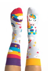  Skarpety kolorowe z serii Happy Friends Unicorn
