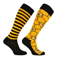 Bawełniane, kolorowe PODKOLANÓWKI jeździeckie - Bee Bee SJBW
