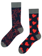 Amore Mio, Todo Socks, Anioł, Serce, Walentynki, Kolorowe Skarpety