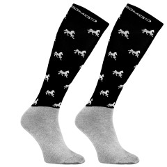 Mikrofibra Dziecięce PODKOLANÓWKI jeździeckie - Horses 01 SPJM