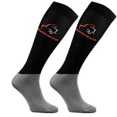 Mikrofibra Kolorowe PODKOLANÓWKI jeździeckie - Black 01 SPJM