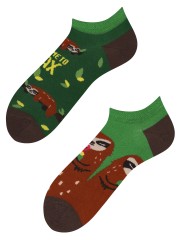 Stopki Sloth Mood Low, Todo Socks, Relaks, Leniwiec, Drzewo, Kolorowe Skarpetki