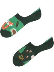 Mikrostopki Forest Animals, Todo Socks, Lisek, Choinka, Jeż, Las, Liście, Kolorowe Skarpetki