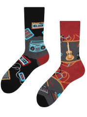 Music Art, Todo Socks, gitara, płyta, muzyka, Kolorowe Skarpetki