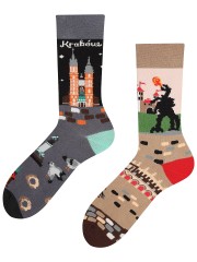 Kraków, Todo Socks, Smok, Sukiennice, Obwarzanek, Kolorowe Skarpetki