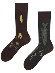 Szczupak, Todo Socks, Wędka, Ryba, Haczyk, Kolorowe Skarpetki