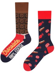 Choco Choco New, Todo Socks, Czekolada, Słodycze, Kolorowe Skarpetki