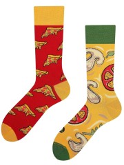 Pizza Party, Todo Socks, Ser, Oliwki, Pomidor, Kolorowe Skarpetki 