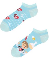 Stopki, ...and Doctor Todo Socks, Doktor, Leki, Strzykawka, Kolorowe Skarpetki