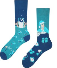 Sleepy Mood Todo Socks, Śpioch, Budzik, Lampa, Kolorowe Skarpetki