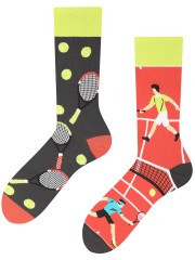 Tenis Todo Socks, Kort Tenisowy, Rakieta Tenisowa, Tenisista, Kolorowe Skarpetki